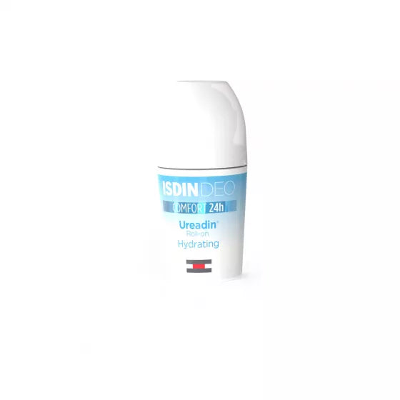 ISDIN Ureadin DEO Comfort 50ML - 24H Roll-on desodorizante para suor intenso. Sem álcool.