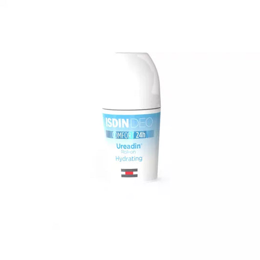 ISDIN Ureadin DEO Comfort 50ML - 24H Roll-on desodorizante para suor intenso. Sem álcool.