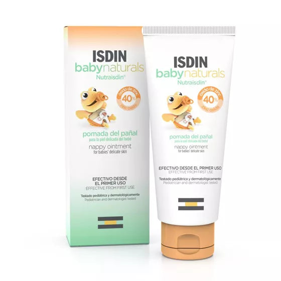 ISDIN Babynaturals ZN40 Pomada 100ML - Pomada regeneradora para a muda da fralda do bebé