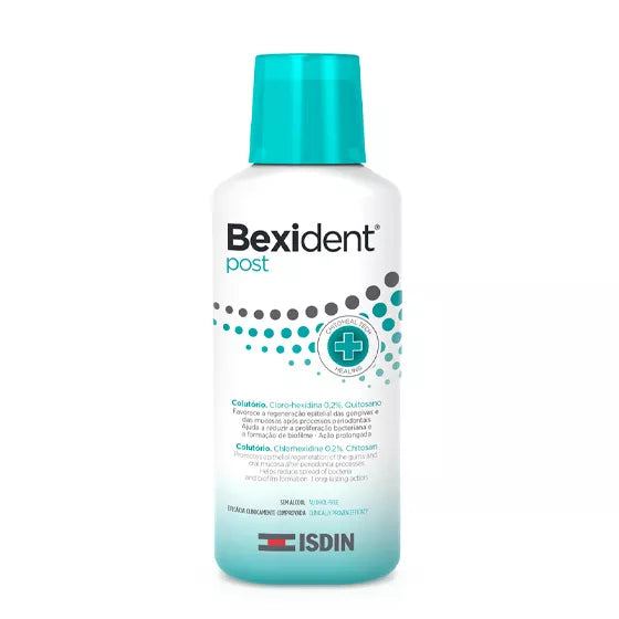 ISDIN Bexident Post Colutório 250ML - Colutório com Cloro-hexidina e quitosano