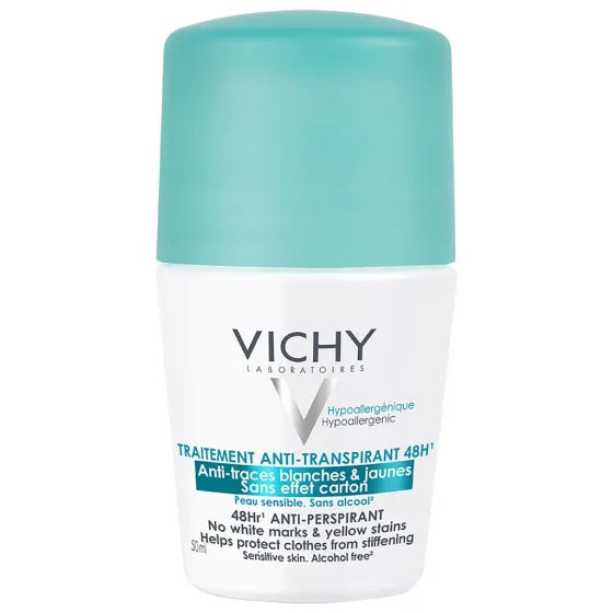 Vichy Laboratoires ANTITRANSPIRANTE ROLL-ON VERDE 48H ANTIMANCHAS 50ML