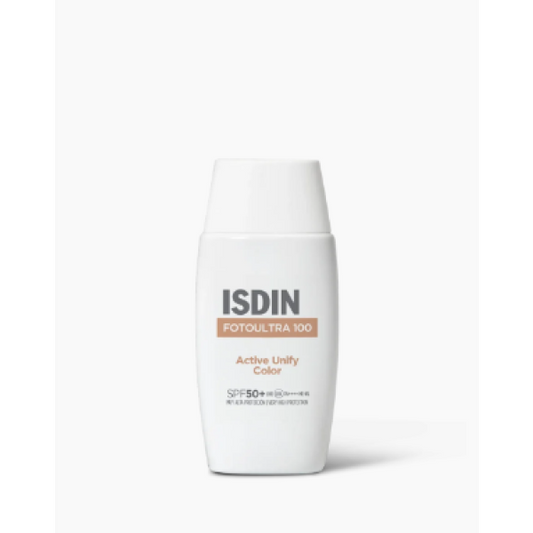 ISDIN FotoUltra Active Unify Color SPF50+ 50ML - Protetor solar despigmentante, com cor