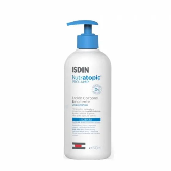ISDIN Nutratopic Loção Emoliente 400ML - Loção corporal hidratante para pele atópica