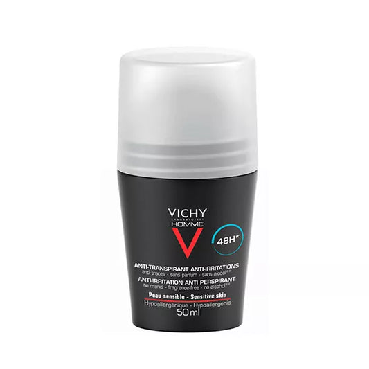 Vichy Laboratoires HOMME ANTITRANSPIRANTE ROLL-ON PELE SENSÍVEL 48H 50ML