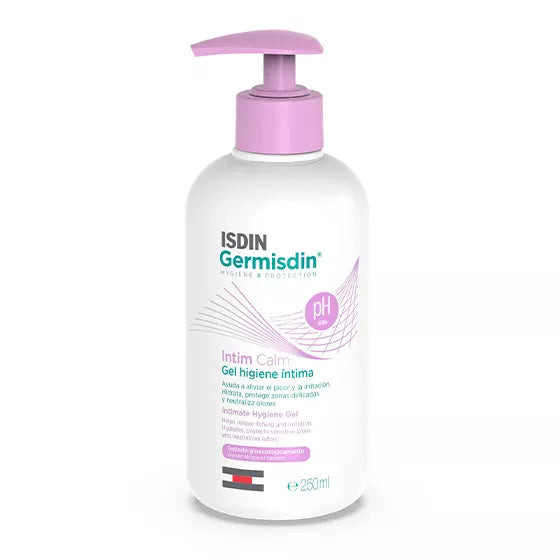 ISDIN Germisdin Intim Calm 250ML - Higiene íntima que ajuda a acalmar o prurido e a irritação