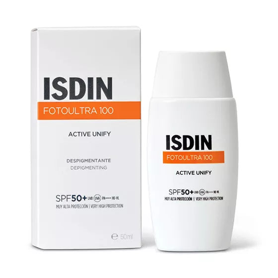 ISDIN FotoUltra ACTIVE UNIFY SPF50+ 50ML - Protetor solar despigmentante