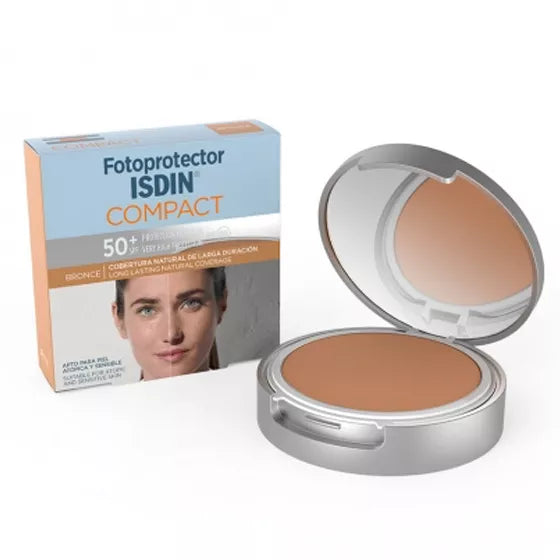 ISDIN Fotoprotector Compact Bronze SPF50+ 10G - Protetor solar facial compacto
