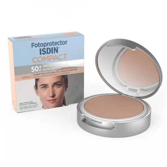 ISDIN Fotoprotector Compact Arena SPF 50+ 10g - Protetor solar facial compacto