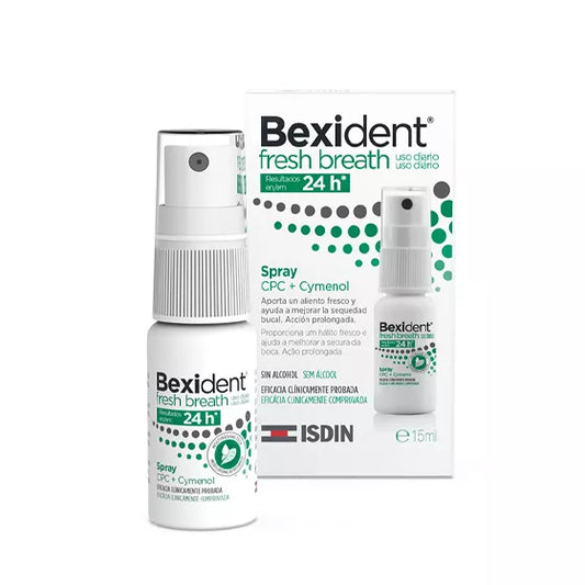 ISDIN Bexident Fresh Breath 15ML - Spray de uso diário para hálito fresco