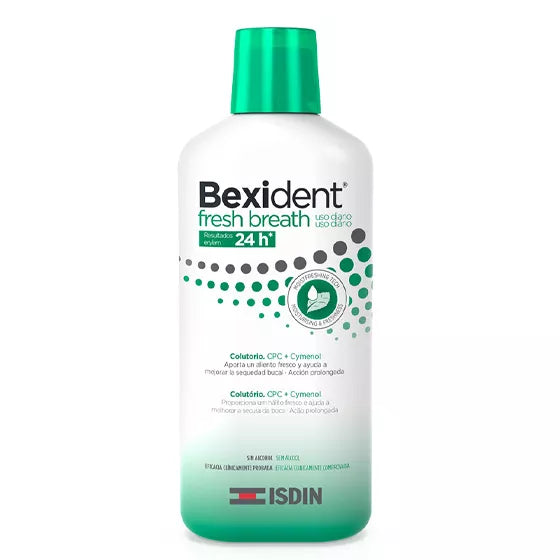 ISDIN Bexident Fresh Breath 500ML - Colutório de uso diário para hálito fresco