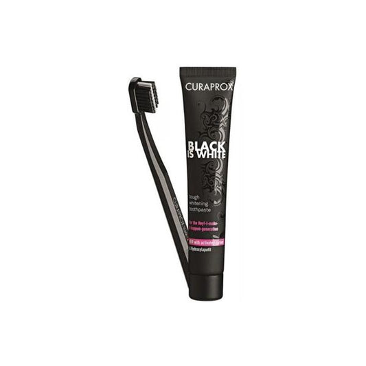 Tecnimed CURAPROX BLACK IS WHITE - 90 ML + ESCOVA