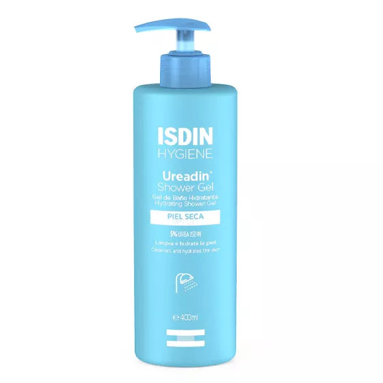 ISDIN Ureadin Hydration Bath Gel 400ML - Gel de Banho para pele seca, sem sabão. Com 5% de Ureia ISDIN®