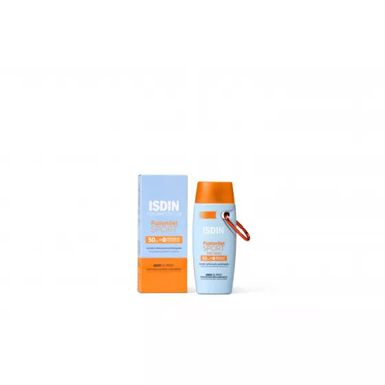 ISDIN Fotoprotector Fusion Gel Sport SPF50 100ML - Protetor solar corporal invisível para desporto