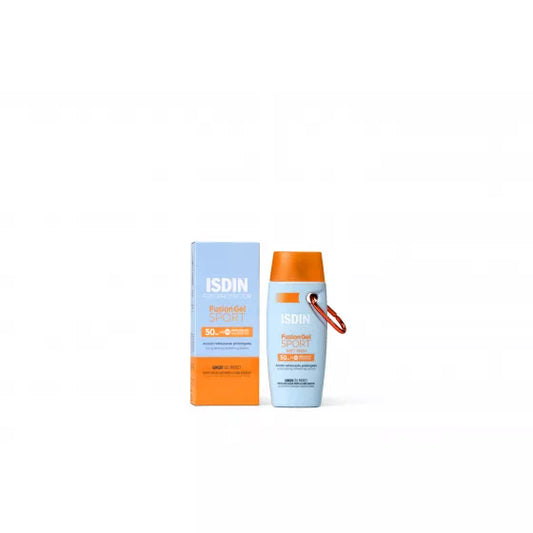 ISDIN Fotoprotector Fusion Gel Sport SPF50 100ML - Protetor solar corporal invisível para desporto