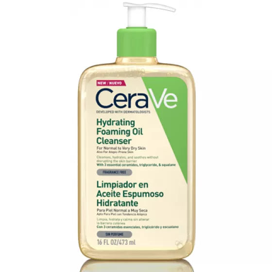 CeraVe ÓLEO-ESPUMA DE LIMPEZA HIDRATANTE 473ML