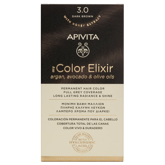 Apivita MY COLOR ELIXIR 3.0 CASTANHO ESCURO