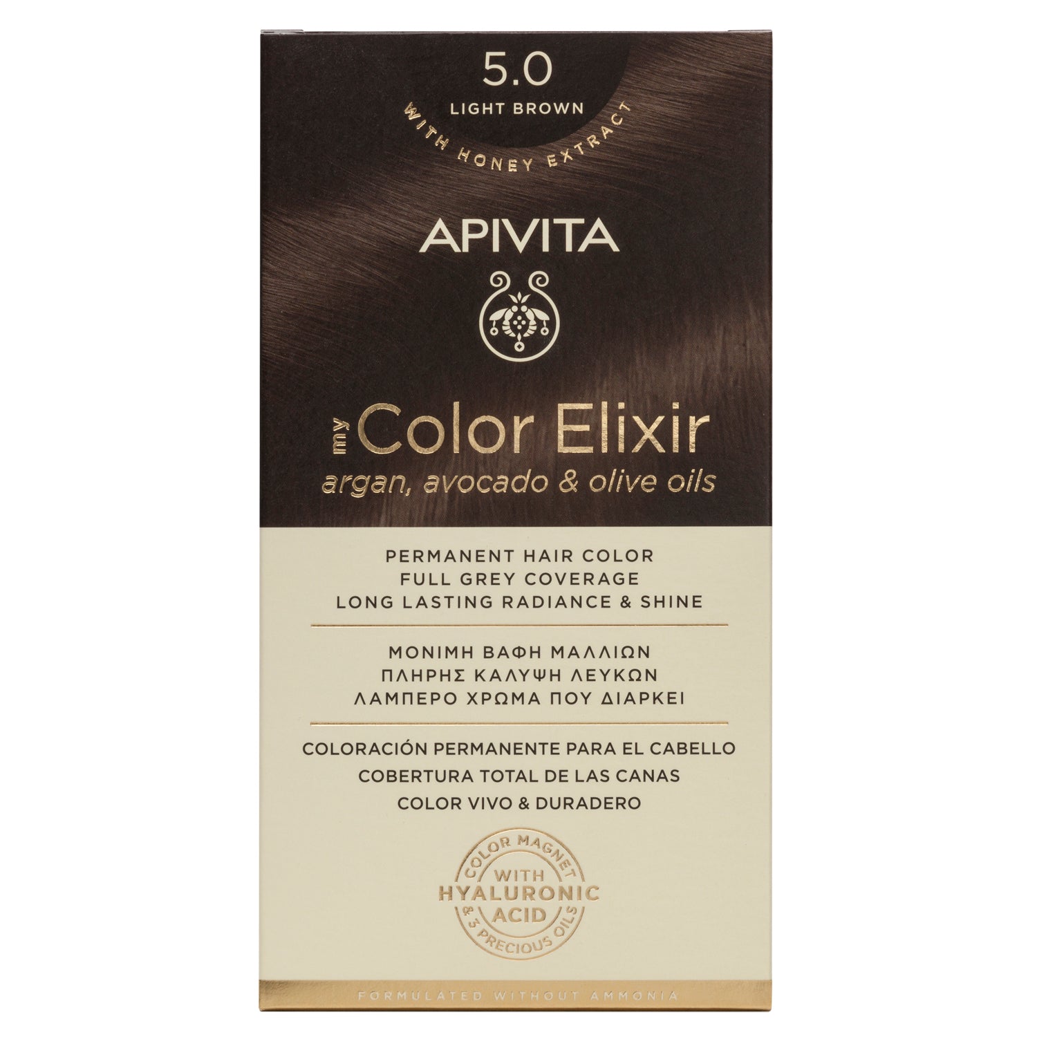 Apivita MY COLOR ELIXIR 5.0 CASTANHO CLARO