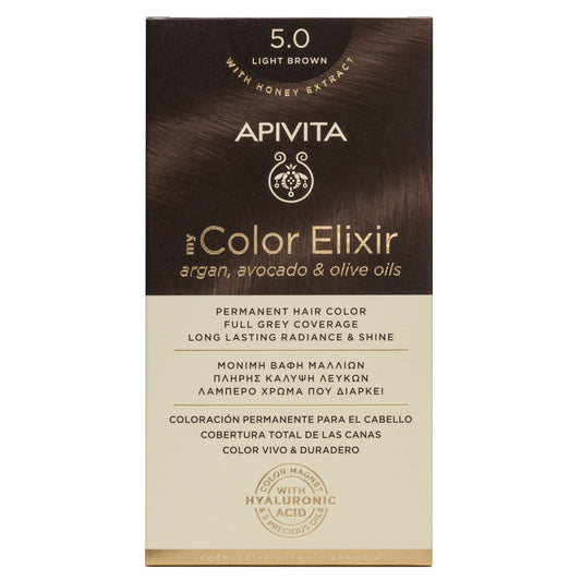 Apivita MY COLOR ELIXIR 5.0 CASTANHO CLARO