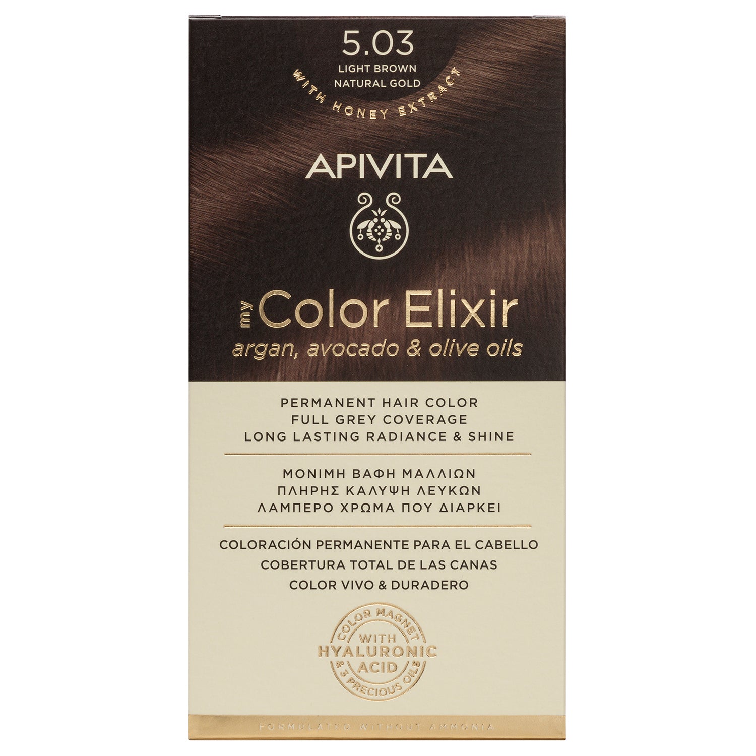 Apivita MY COLOR ELIXIR 5.03 CASTANHO NATURAL CLARO OURO