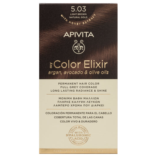 Apivita MY COLOR ELIXIR 5.03 CASTANHO NATURAL CLARO OURO