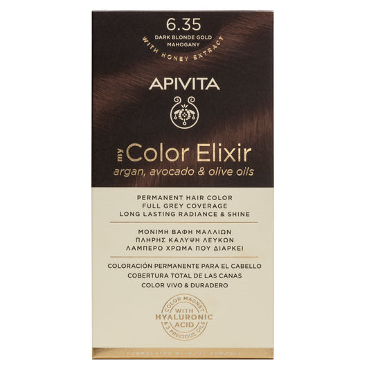 Apivita MY COLOR ELIXIR 6.35 LOIRO ESCURO OURO MOGNO