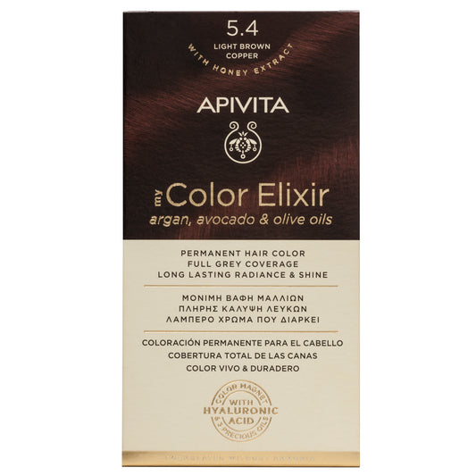 Apivita MY COLOR ELIXIR 5.4 CASTANHO CLARO ACOBREADO
