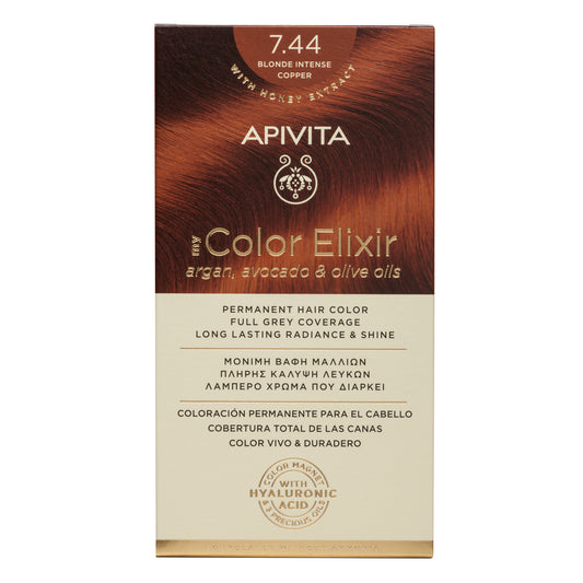 Apivita MY COLOR ELIXIR 7.44 LOIRO ACOBREADO INTENSO