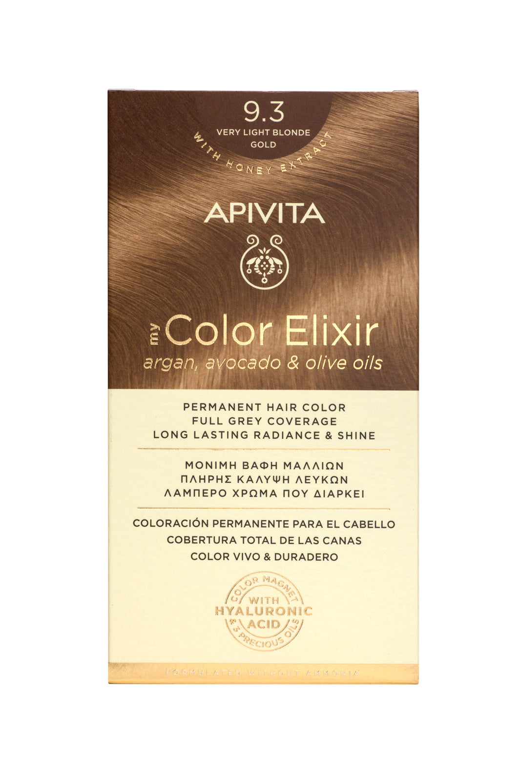 Apivita MY COLOR ELIXIR 9.3 LOIRO MUITO CLARO OURO