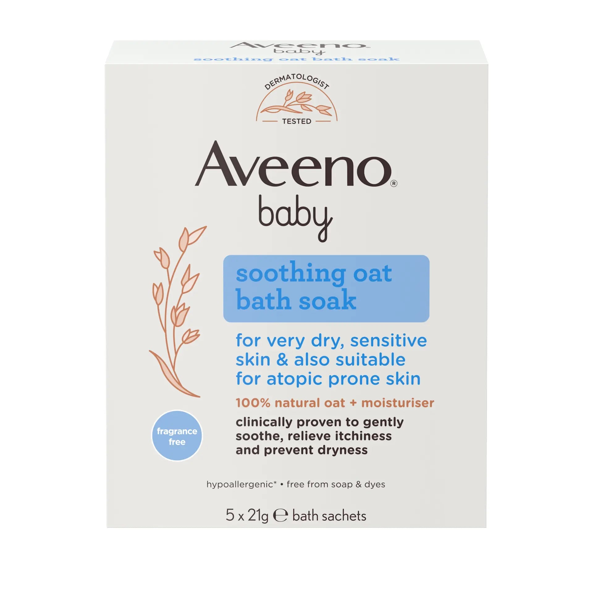 Kenvue AVEENO® baby Pó de Banho de Aveia Suavizante