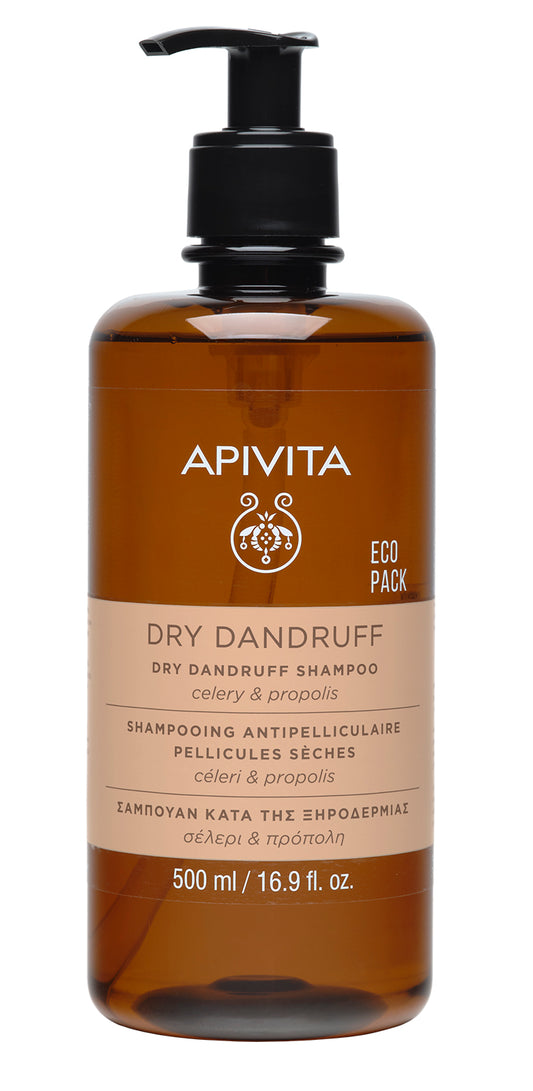 Apivita CHAMPÔ ANTICASPA SECA ECOPACK