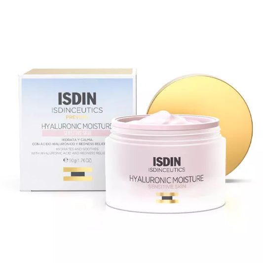 ISDIN Isdinceutics Hyaluronic Moisture Sensitive 50G - Creme hidratante e calmante para pele sensível