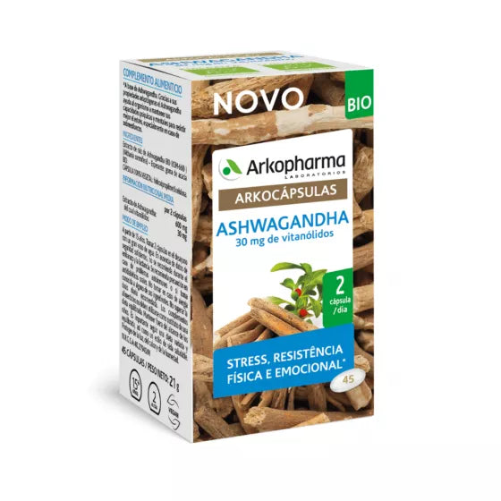 Arkopharma ARKOCÁPSULAS Ashwagandha 45 cáps