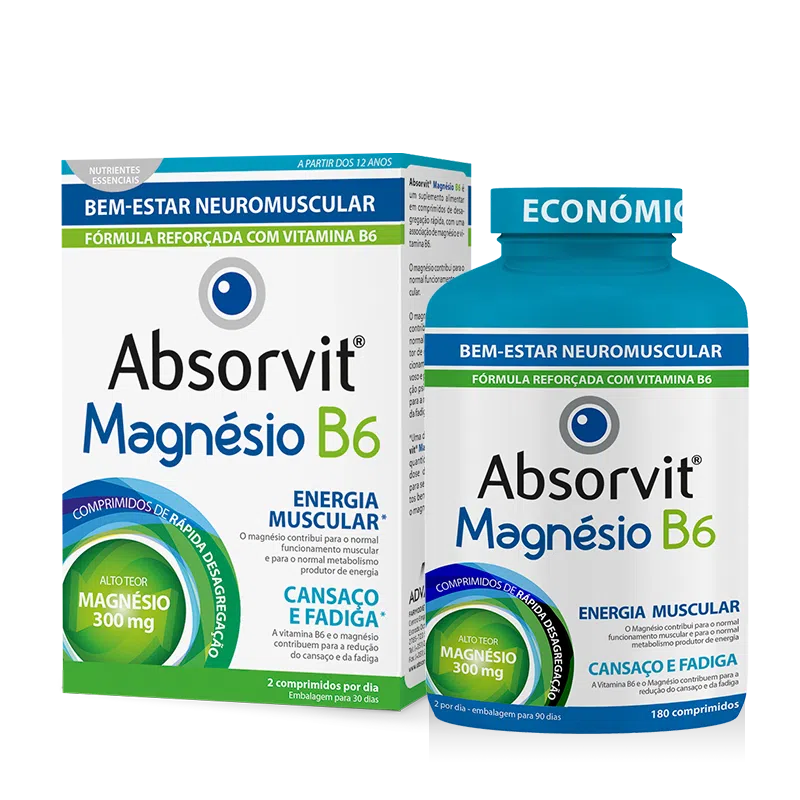 Farmodiética Absorvit Magnésio B6 x180 Comprimidos