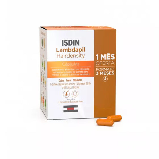 ISDIN ISIDN Lambdapil Hairdensity 180 Cápsulas Oferta 1mês