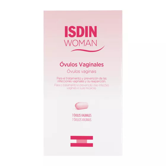 ISDIN WOMAN ÓVULOS VAGINAIS - Tratamento e prevenção de infeções vaginais e suas recaídas