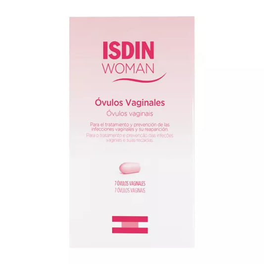 ISDIN WOMAN ÓVULOS VAGINAIS - Tratamento e prevenção de infeções vaginais e suas recaídas