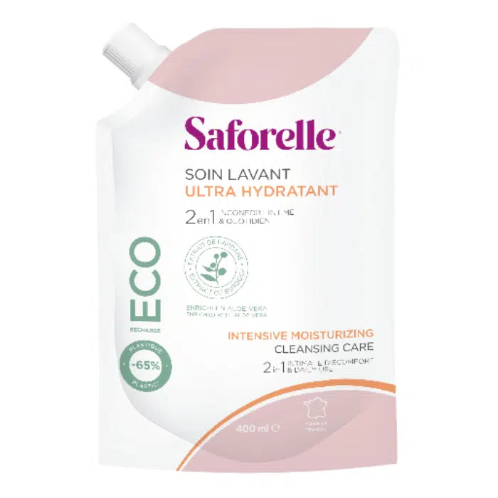 Biocodex Safforelle Solução Lavante Ultra Hidratante Recarga 400ml