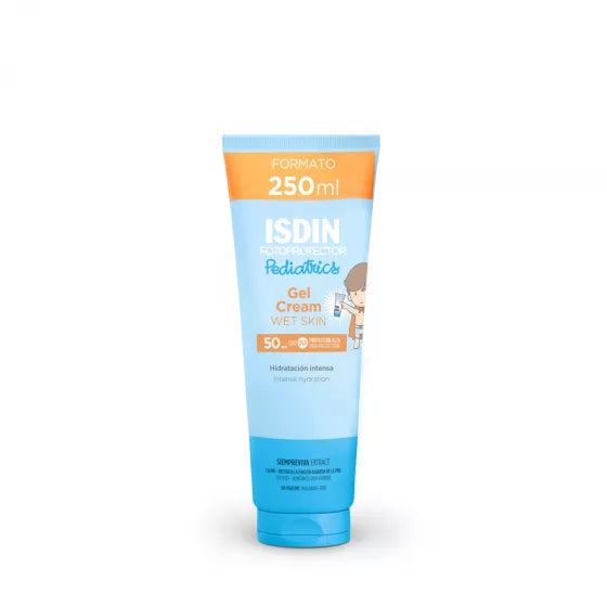 ISDIN Fotoprotector Pediatrics Gel Cream SPF 50 250ml - Protetor solar corporal para crianças