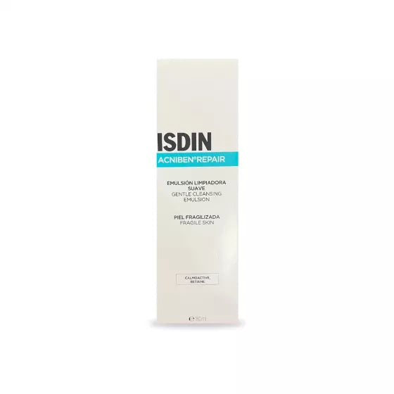 ISDIN Acniben Repair Emulsão de Limpeza 180ML - Emulsão suave para limpeza pele oleosa