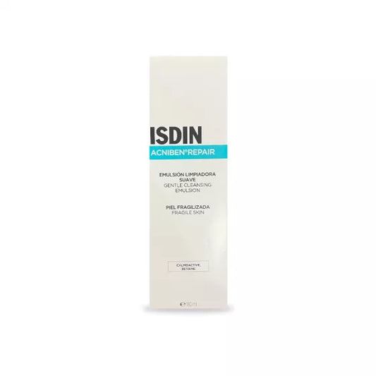 ISDIN Acniben Repair Emulsão de Limpeza 180ML - Emulsão suave para limpeza pele oleosa