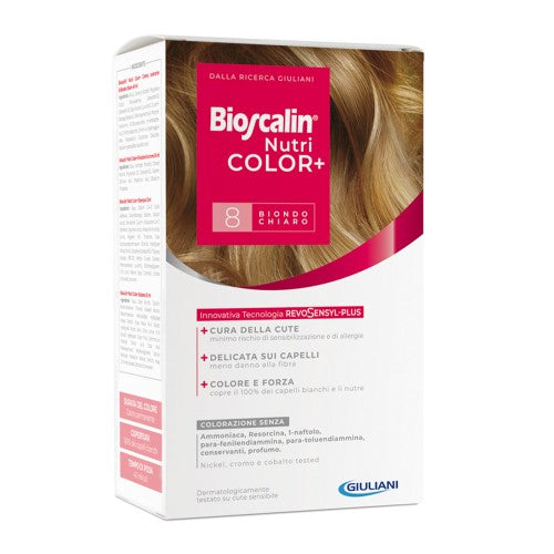 Bioscalin NUTRICOLOR+ COLORAÇÃO CABELO 8 LOURO CLARO Nutri COLOR+