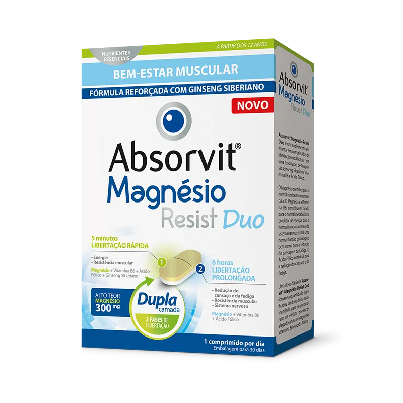 Farmodiética Absorvit Magnésio Resist Duo
