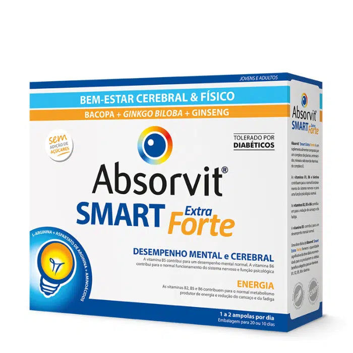 Farmodiética Absorvit Smart Extra Forte 10ml x20Ampolas