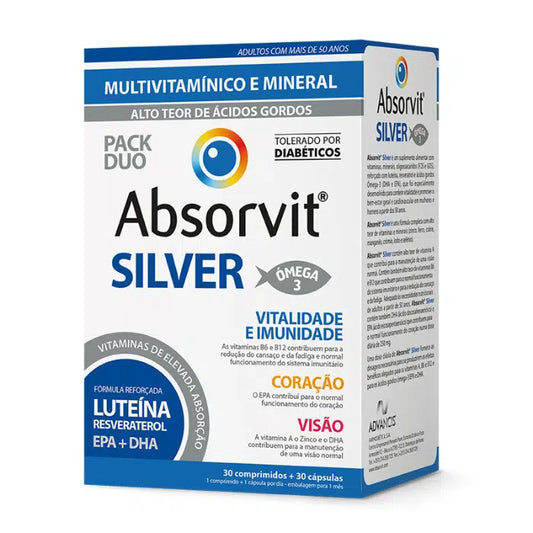 Farmodiética Absorvit Silver 30 comprimidos + 30 Cápsulas