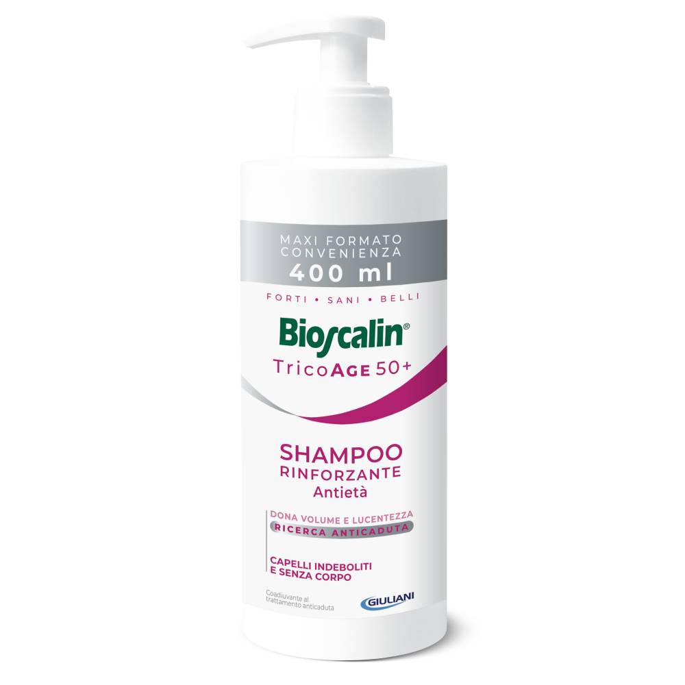 Bioscalin TRICOAGE 50+ CHAMPÔ FORTIFICANTE TRICOAGE50+ 400ML