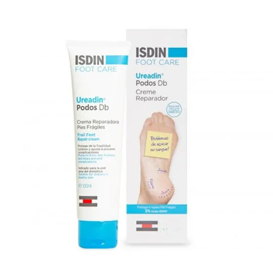 ISDIN Ureadin Podos Db 100ML - Creme hidratante para pés frágeis, com 5% Ureia ISDIN®. Indicado para pele diabética saudável