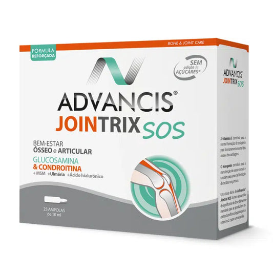 Farmodiética Advancis JOINTRIX SOS | Bem-estar ósseo x25 Ampolas