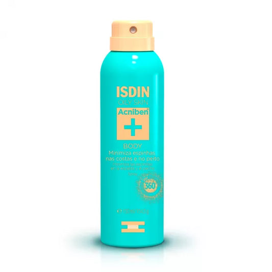 ISDIN Acniben Body Spray 150ML - Reduz as borbulhas corporais. Spray 360º