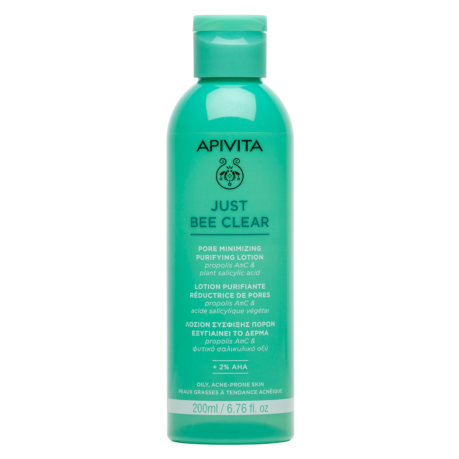 Apivita JUST BEE CLEAR LOÇÃO PURIFICANTE MINIMIZADORA DE POROS
