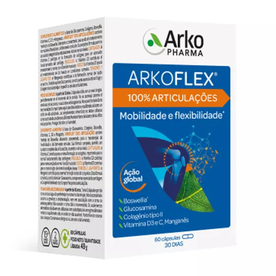 Arkopharma ARKOFLEX COLAGÉNIO CÁPSULAS X60